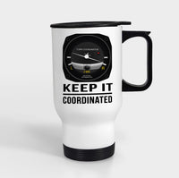 Thumbnail for Keep It Coordinated Designed Travel Mugs (With Holder)