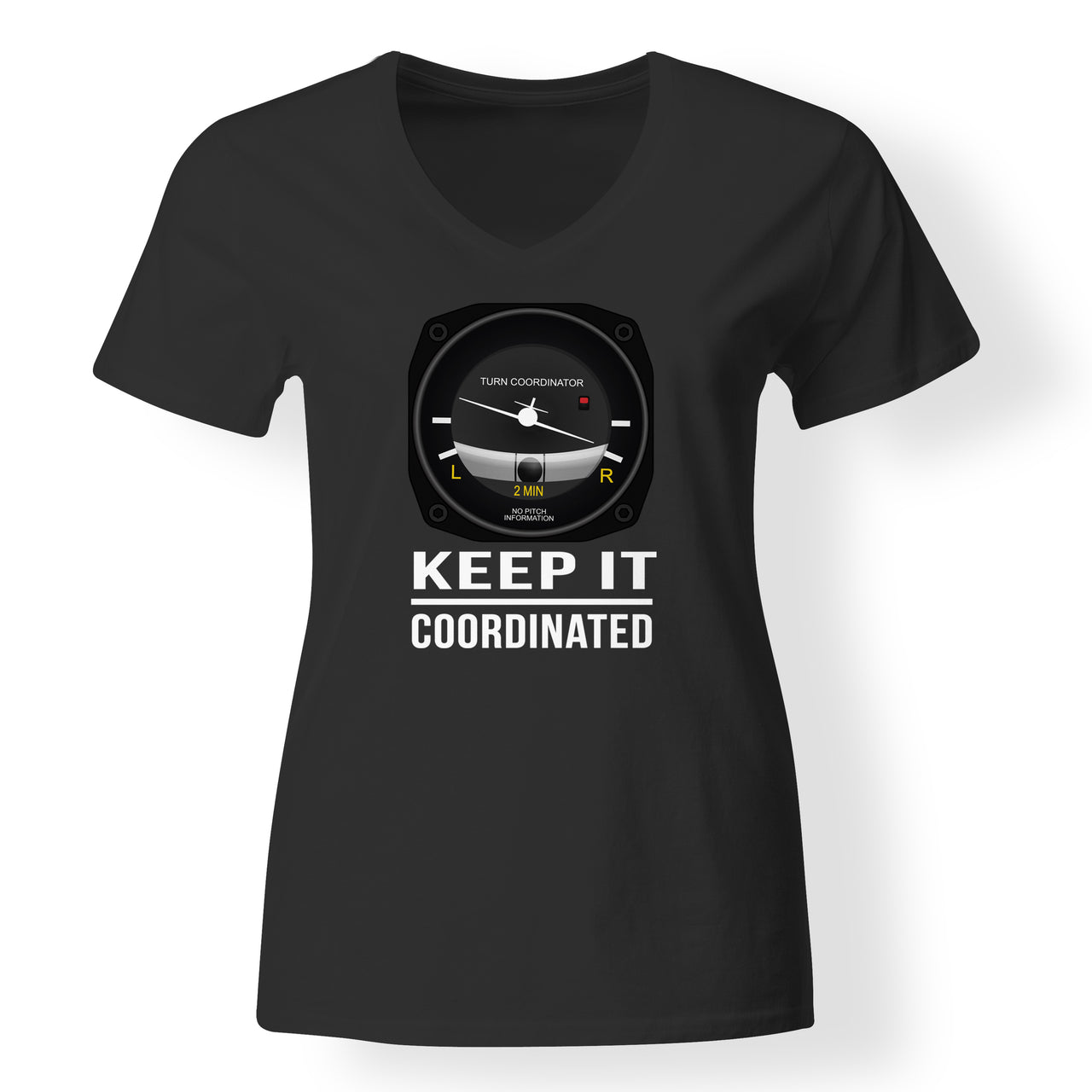 Keep It Coordinated Designed V-Neck T-Shirts
