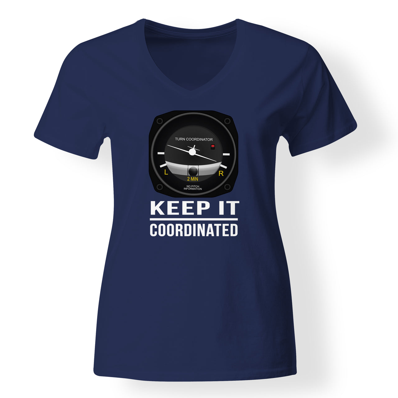 Keep It Coordinated Designed V-Neck T-Shirts