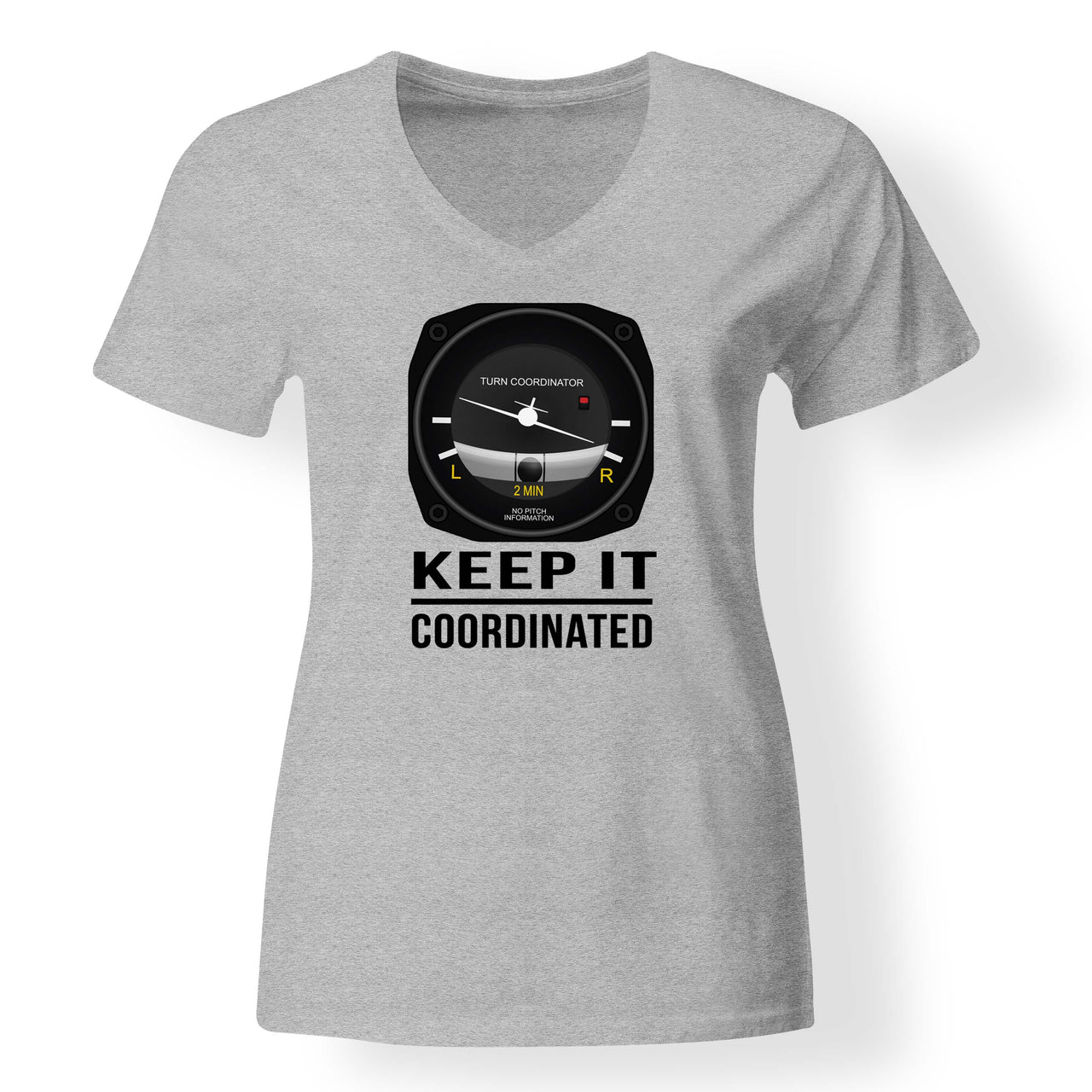 Keep It Coordinated Designed V-Neck T-Shirts