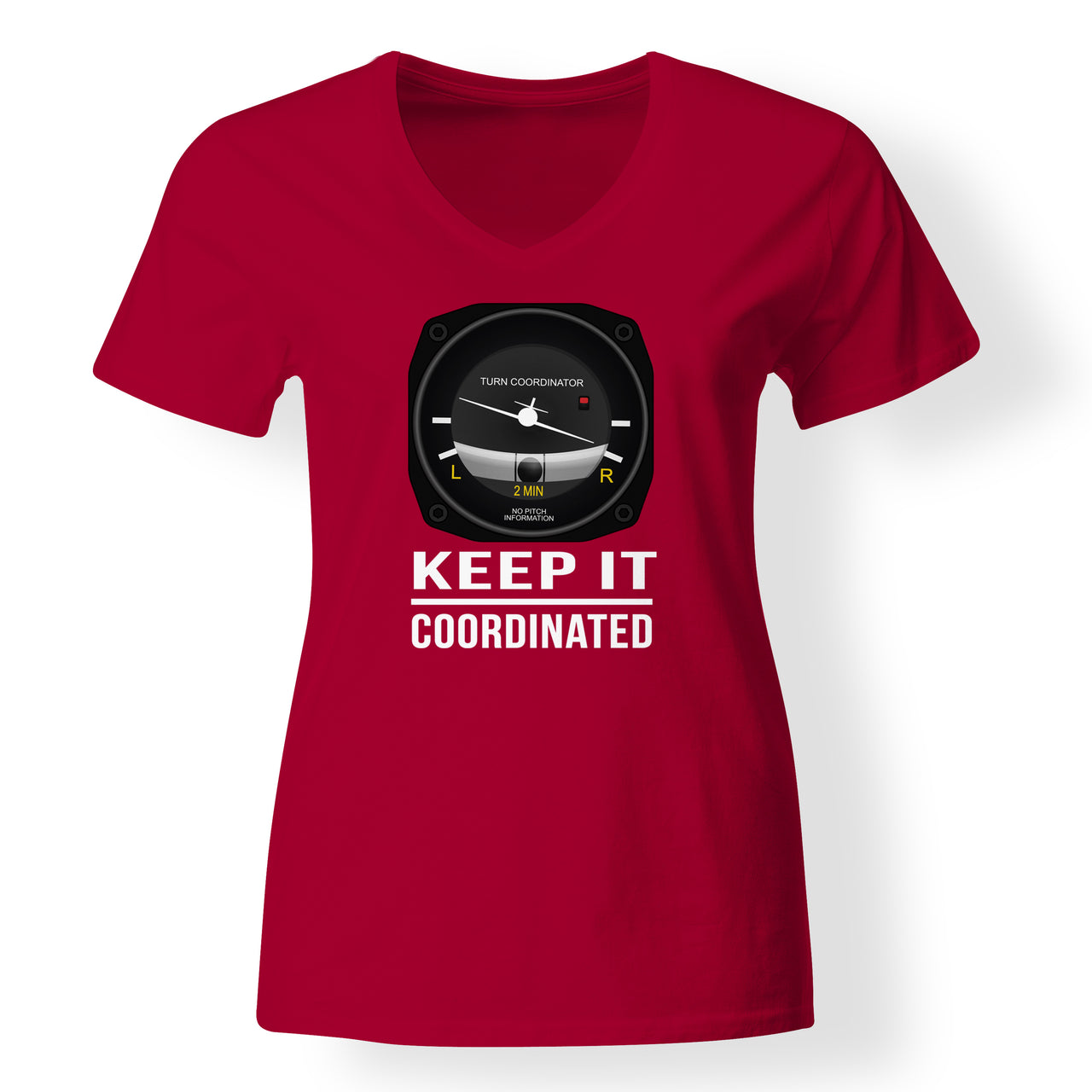 Keep It Coordinated Designed V-Neck T-Shirts