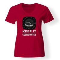 Thumbnail for Keep It Coordinated Designed V-Neck T-Shirts