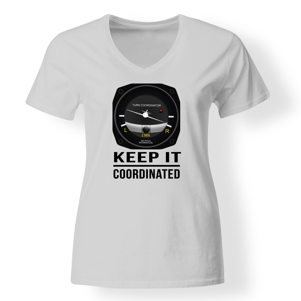 Keep It Coordinated Designed V-Neck T-Shirts