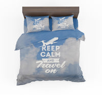 Thumbnail for Keep Calm and Travel On Designed Bedding Sets