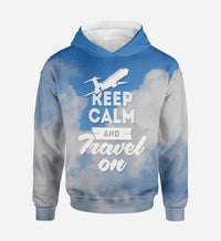 Thumbnail for Keep Calm and Travel On Printed 3D Hoodies
