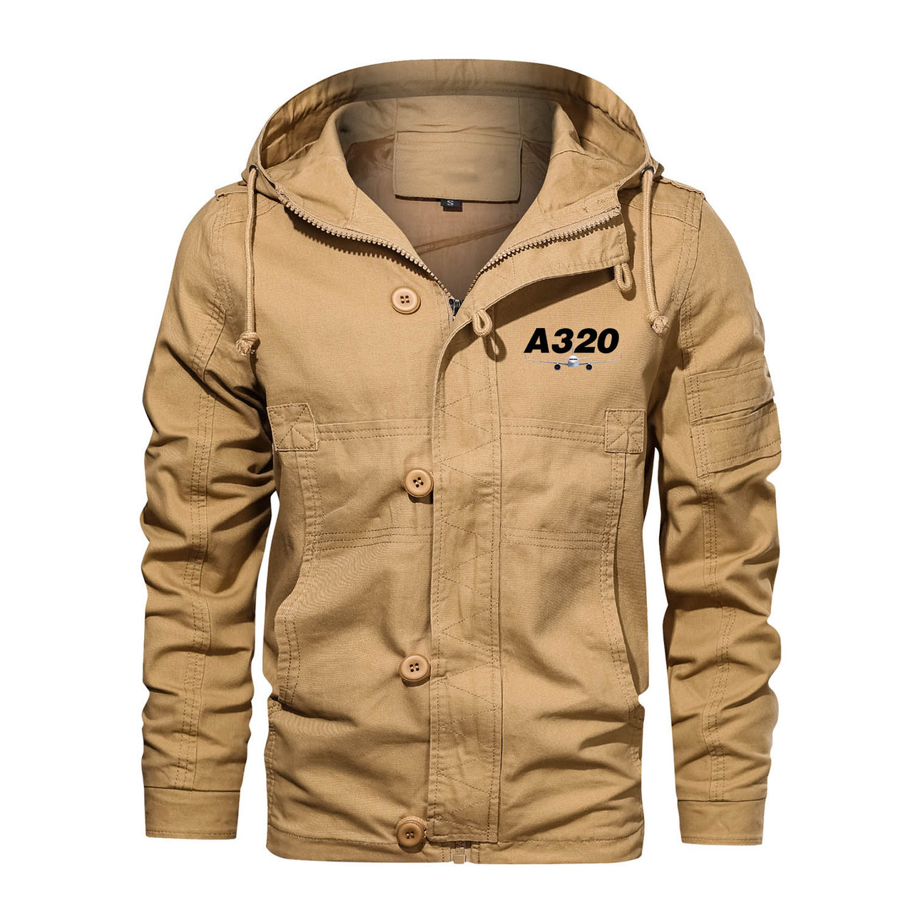 Super Airbus A320 Designed Cotton Jackets