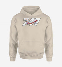 Thumbnail for Super Boeing 747 Intercontinental Designed Hoodies