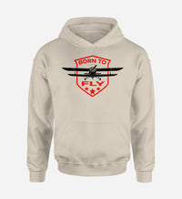 Thumbnail for Born To Fly Designed Designed Hoodies