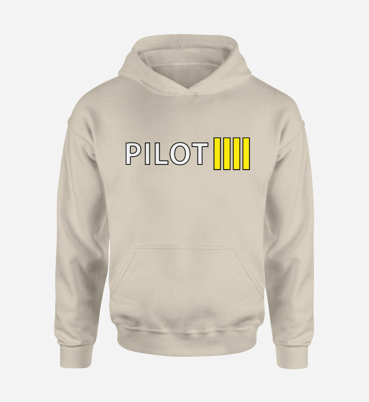 Pilot & Stripes (4 Lines) Designed Hoodies
