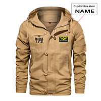 Thumbnail for Cessna 172 & Plane Designed Cotton Jackets