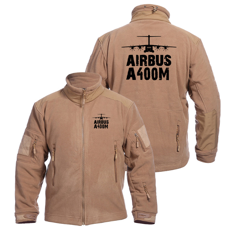 Airbus A400M & Plane Designed Fleece Military Jackets (Customizable)