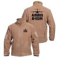 Thumbnail for Airbus A400M & Plane Designed Fleece Military Jackets (Customizable)