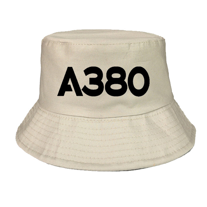 A380 Flat Text Designed Summer & Stylish Hats