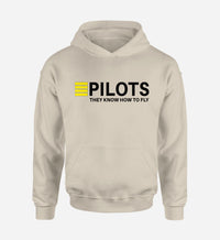 Thumbnail for Pilots They Know How To Fly Designed Hoodies