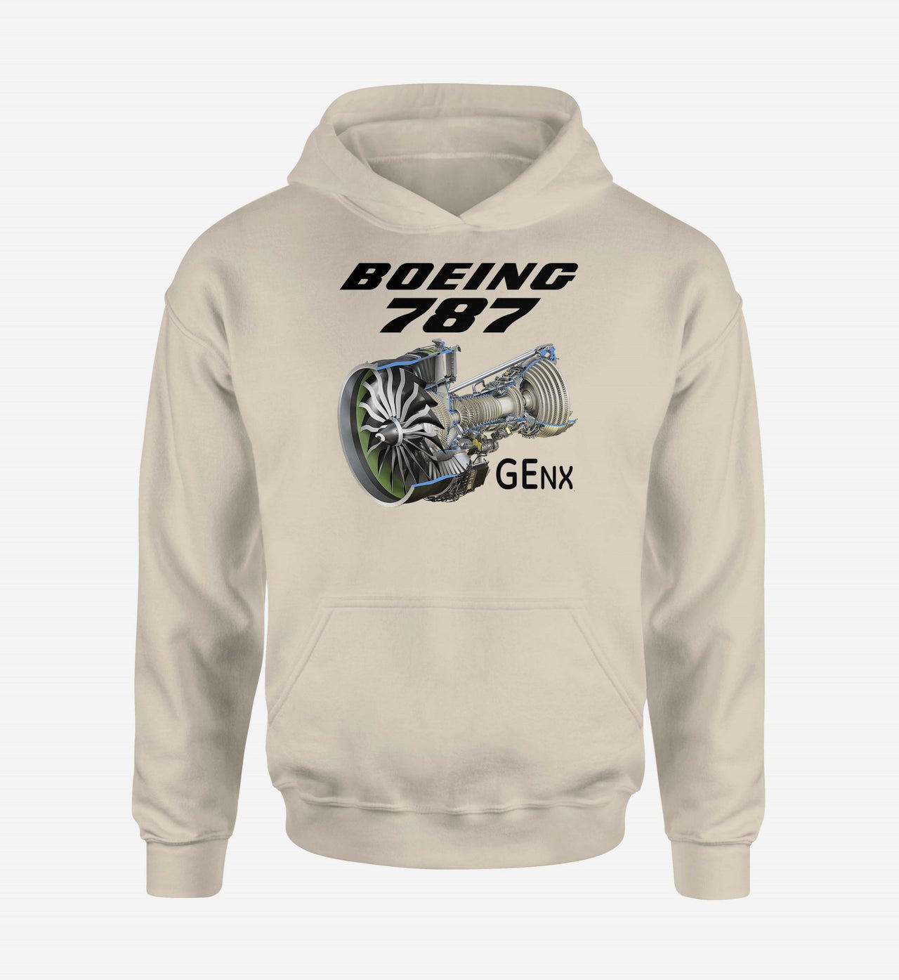 Boeing 787 & GENX Engine Designed Hoodies