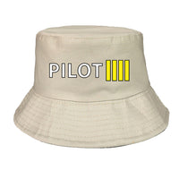 Thumbnail for Pilot & Stripes (4 Lines) Designed Summer & Stylish Hats