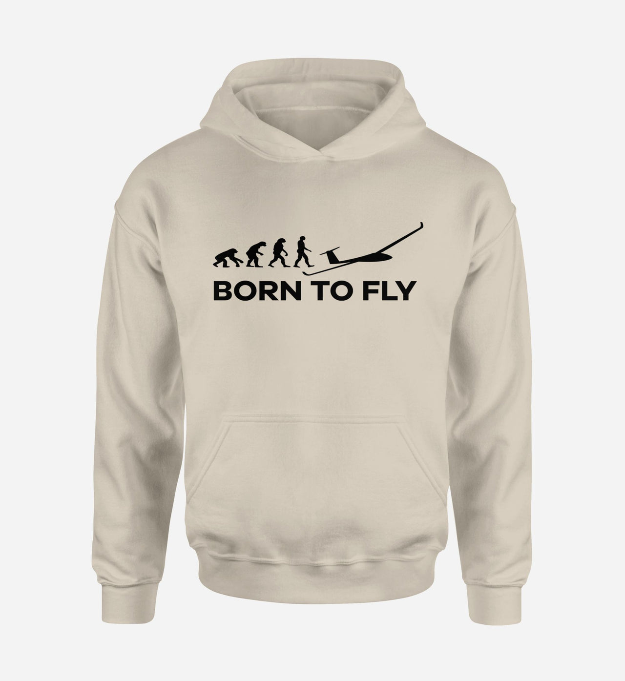 Born To Fly Glider Designed Hoodies