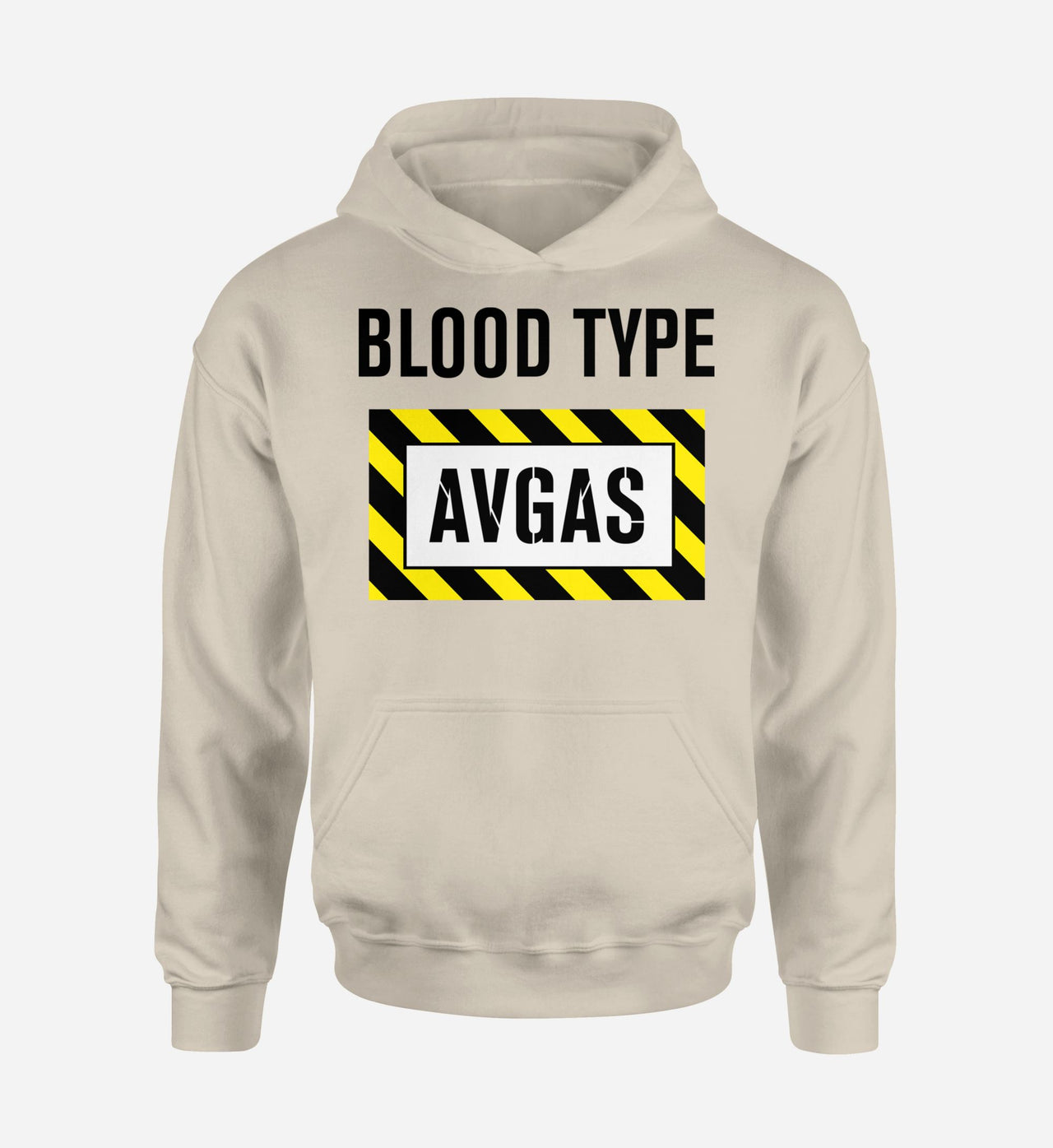 Blood Type AVGAS Designed Hoodies