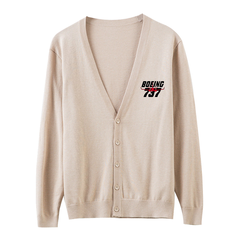 Amazing Boeing 737 Designed Cardigan Sweaters
