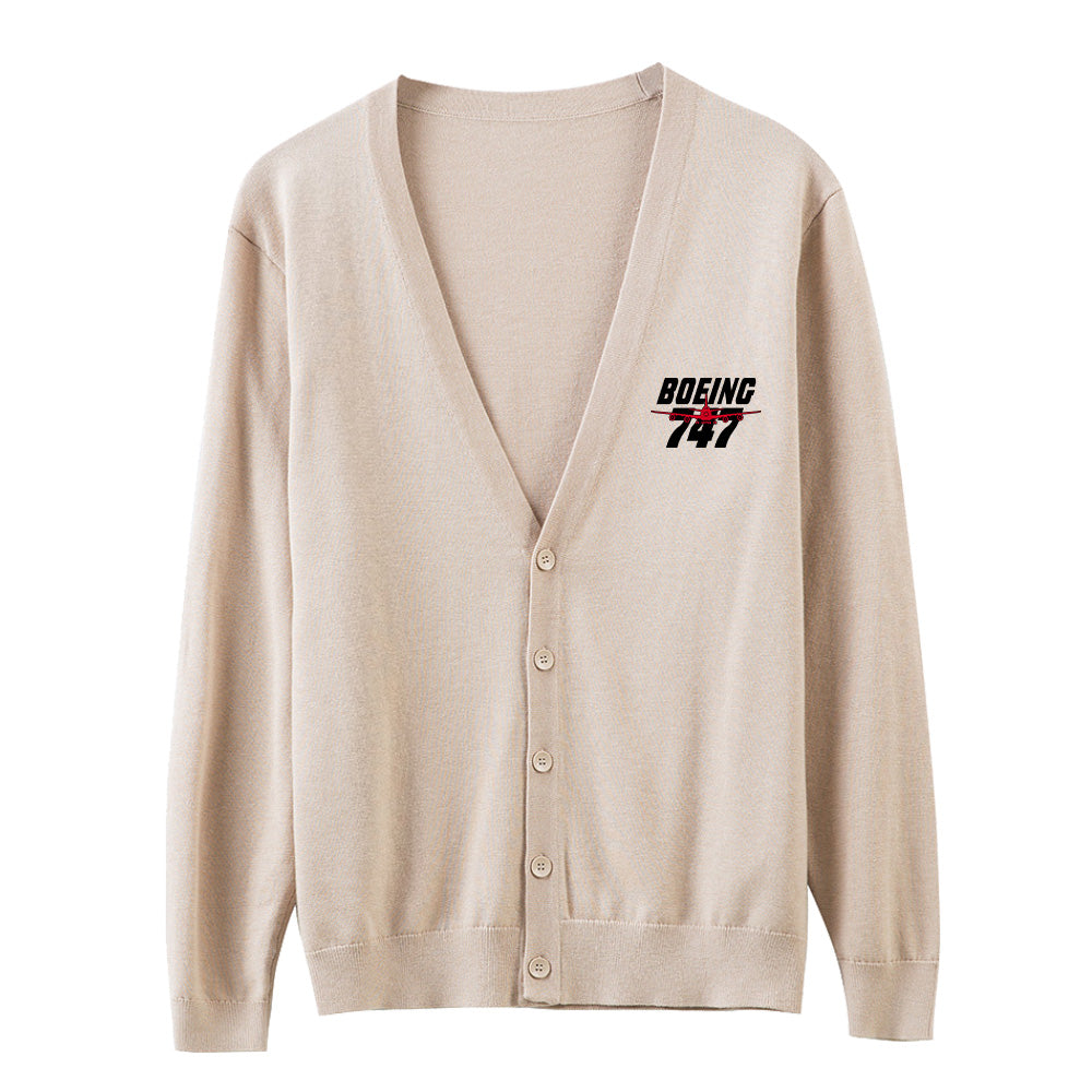 Amazing Boeing 747 Designed Cardigan Sweaters