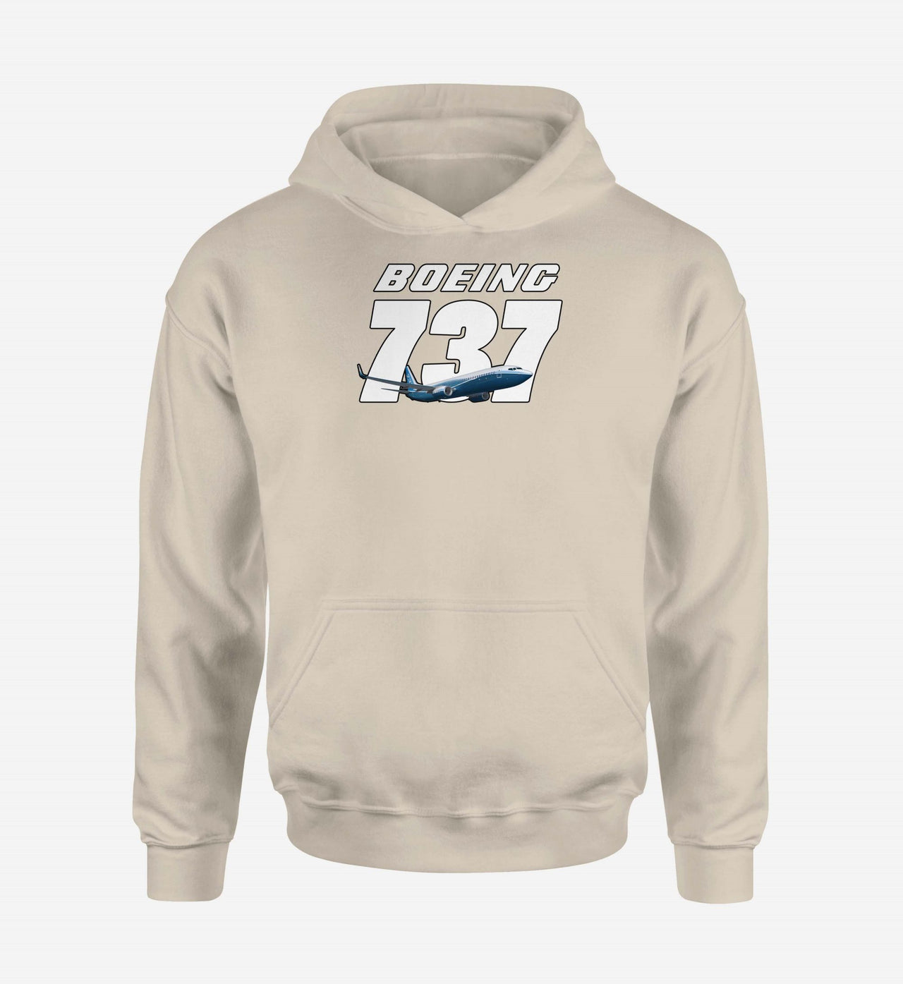 Super Boeing 737+Text Designed Hoodies