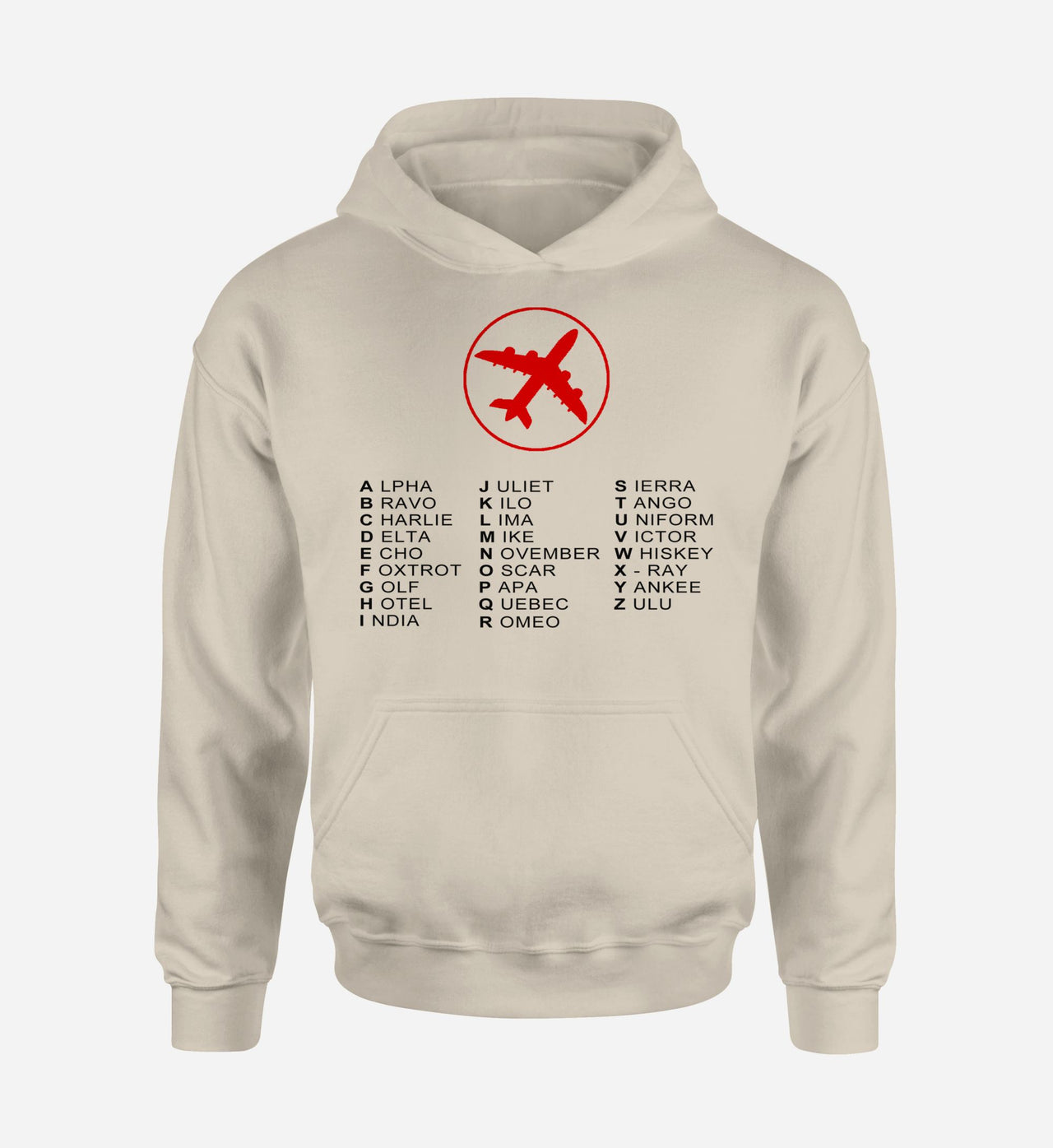 Aviation Alphabet 2 Designed Hoodies