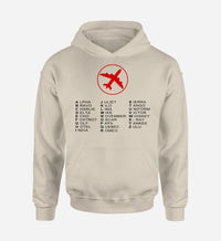 Thumbnail for Aviation Alphabet 2 Designed Hoodies