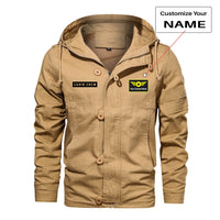 Thumbnail for Cabin Crew Text Designed Cotton Jackets