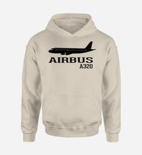 Thumbnail for Airbus A320 Printed Designed Hoodies