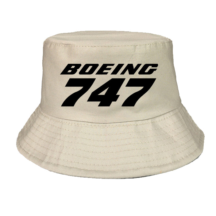 Boeing 747 & Text Designed Summer & Stylish Hats