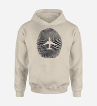 Thumbnail for Aviation Finger Print Designed Hoodies