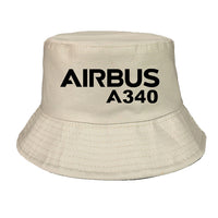 Thumbnail for Airbus A340 & Text Designed Summer & Stylish Hats