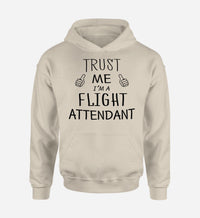 Thumbnail for Trust Me I'm a Flight Attendant Designed Hoodies