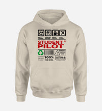 Thumbnail for Student Pilot Label Designed Hoodies