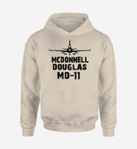 Thumbnail for McDonnell Douglas MD-11 & Plane Designed Hoodies
