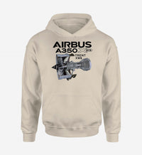 Thumbnail for Airbus A350 & Trent Wxb Engine Designed Hoodies