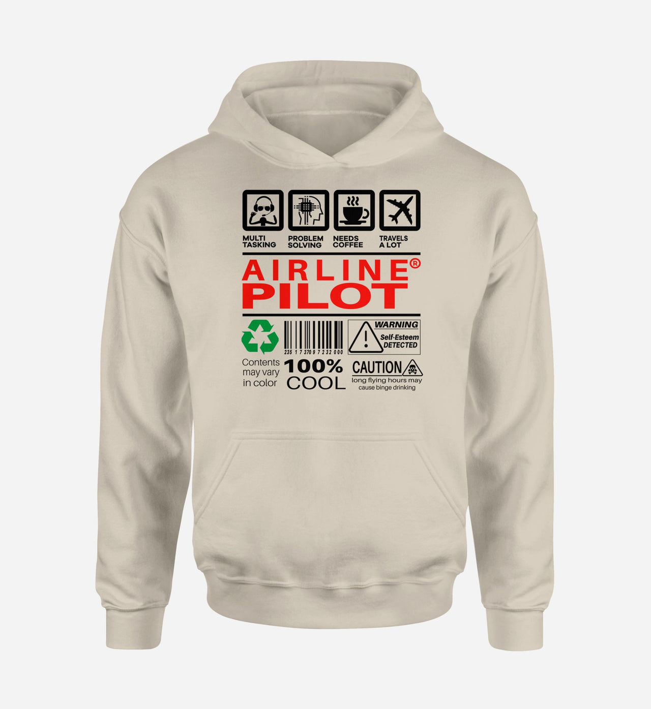 Airline Pilot Label Designed Hoodies