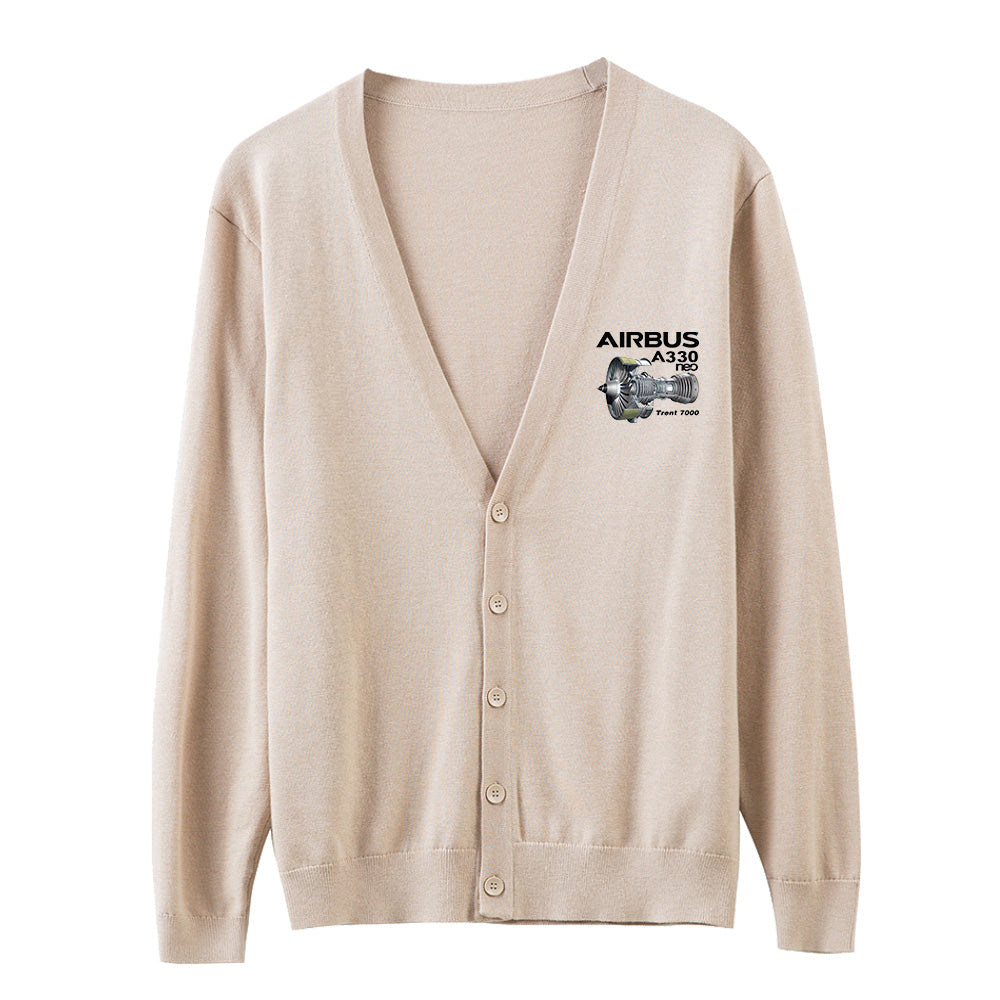 Airbus A330neo & Trent 7000 Designed Cardigan Sweaters