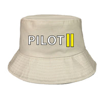 Thumbnail for Pilot & Stripes (2 Lines) Designed Summer & Stylish Hats