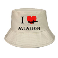 Thumbnail for I Love Aviation Designed Summer & Stylish Hats