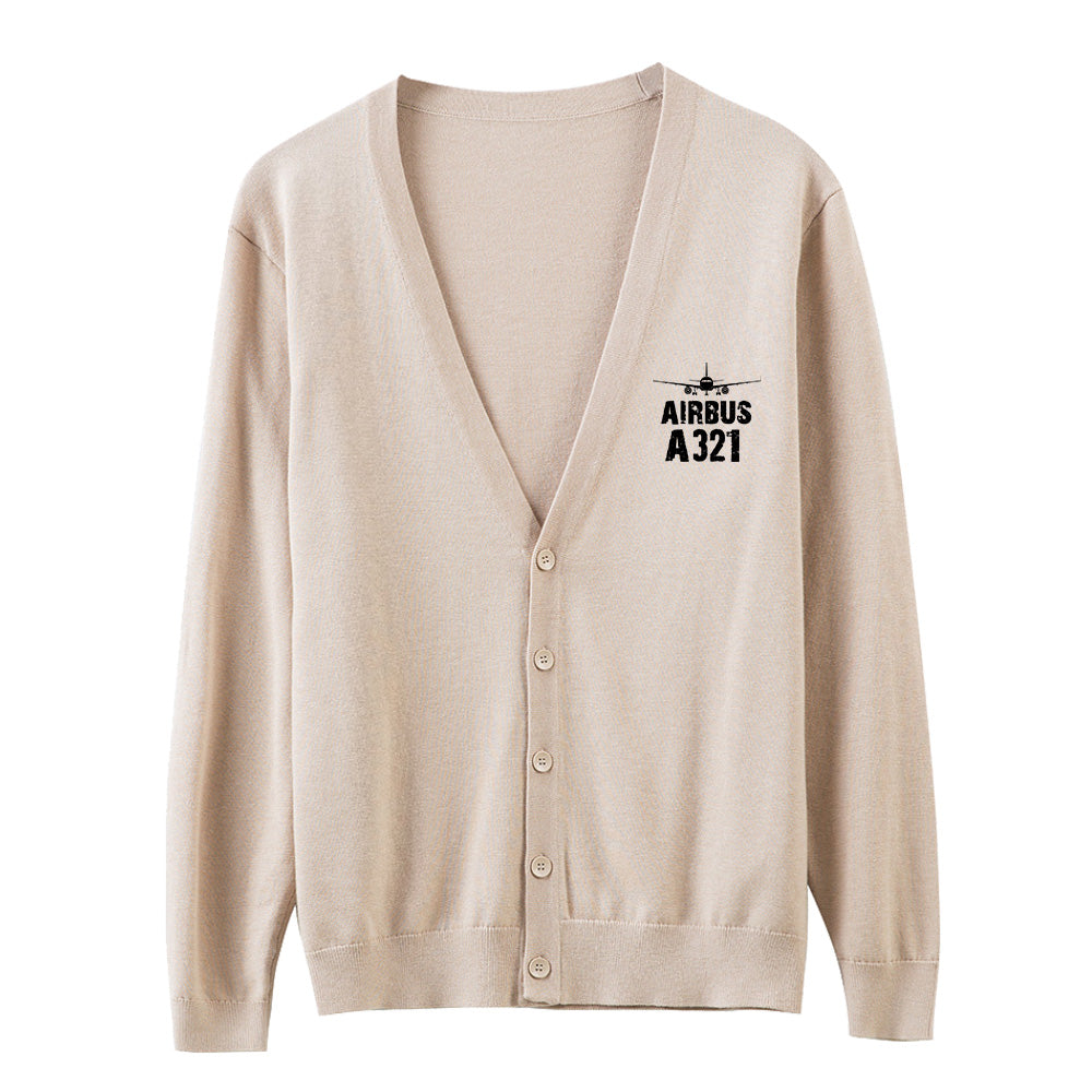 Airbus A321 & Plane Designed Cardigan Sweaters