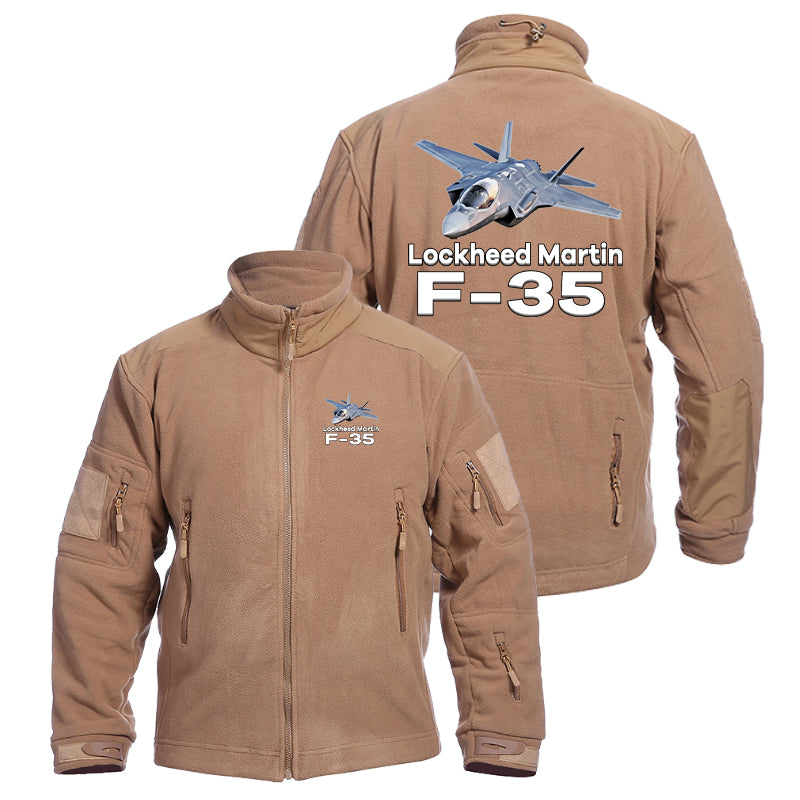 The Lockheed Martin F35 Designed Fleece Military Jackets (Customizable)