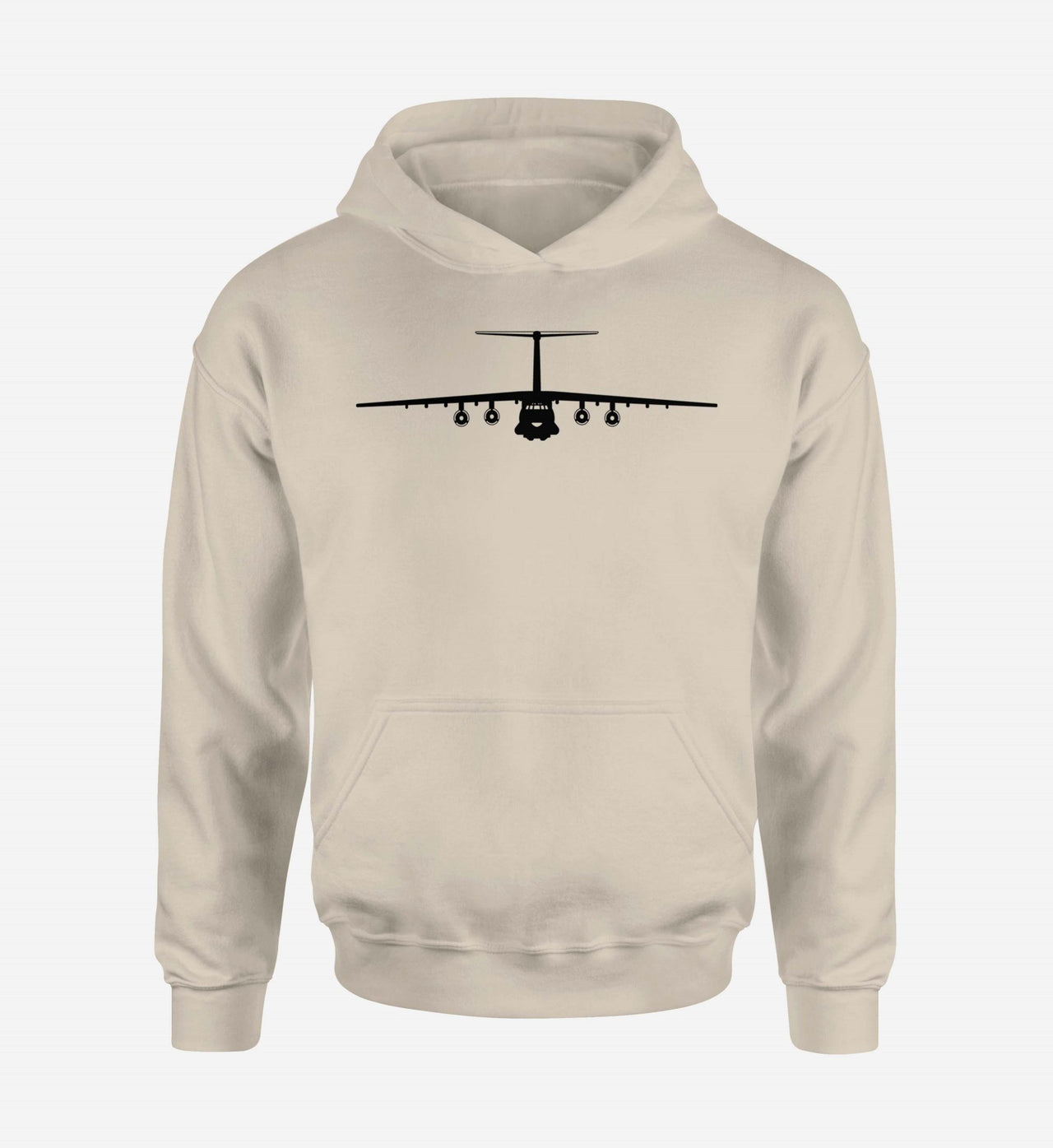 Ilyushin IL-76 Silhouette Designed Hoodies