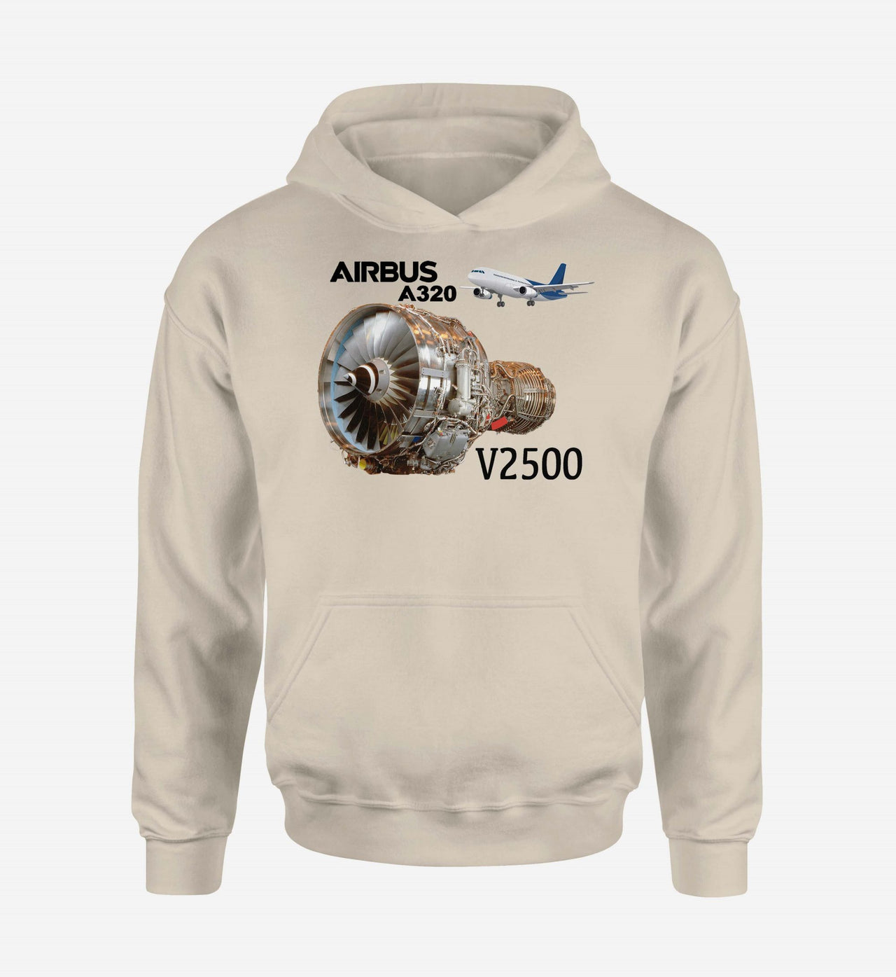 Airbus A320 & V2500 Engine Designed Hoodies
