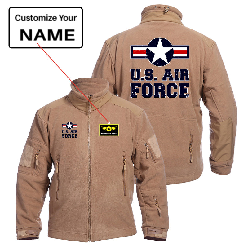 US Air Force Designed Fleece Military Jackets (Customizable)