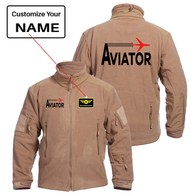 Aviator Designed Fleece Military Jackets (Customizable)