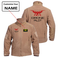 Thumbnail for Drone Pilot Designed Fleece Military Jackets (Customizable)