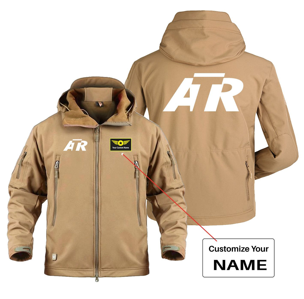 ATR & Text Designed Military Jackets (Customizable)