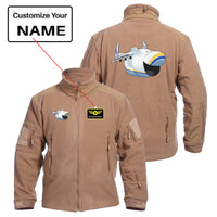 Thumbnail for Antonov 225 Mouth Designed Fleece Military Jackets (Customizable)