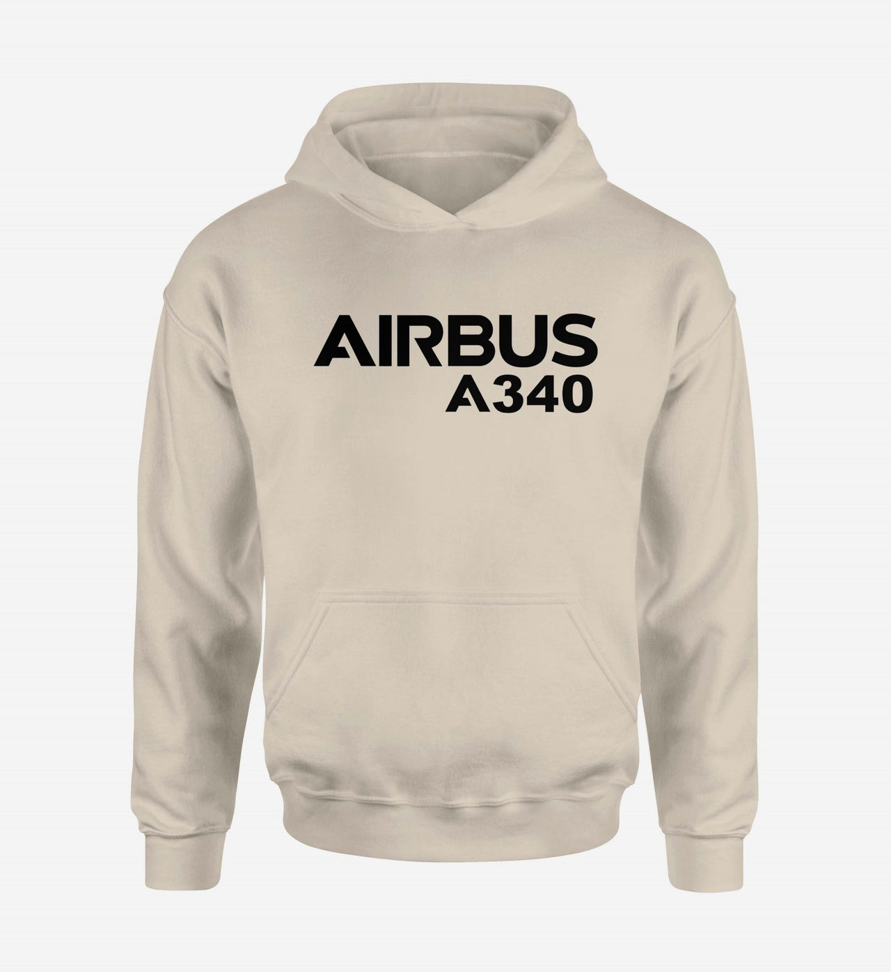 Airbus A340 & Text Designed Hoodies